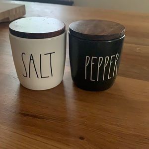 Rae Dunn Magenta Artisan Collection Salt & Pepper